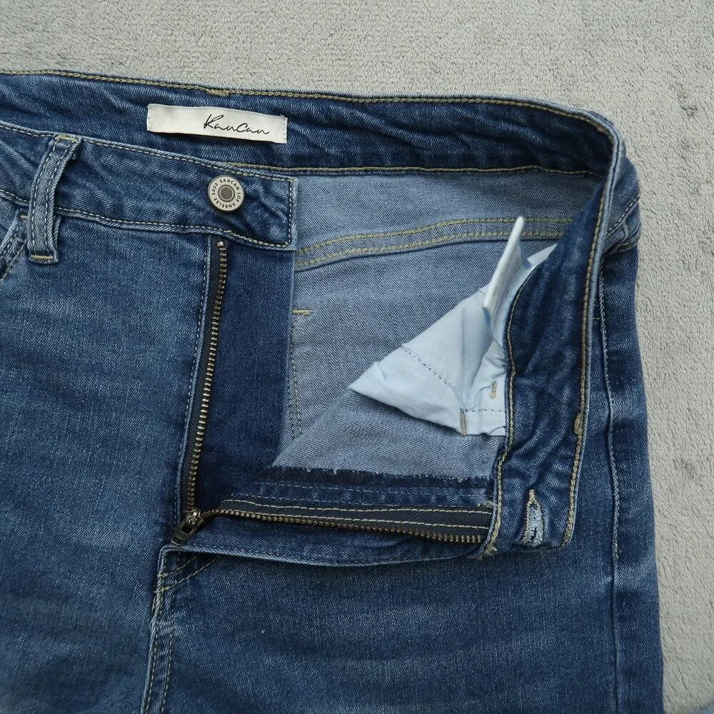 KanCan Jeans Junior's Size 9 Blue Mid-Rise Skinny Denim Pants 29